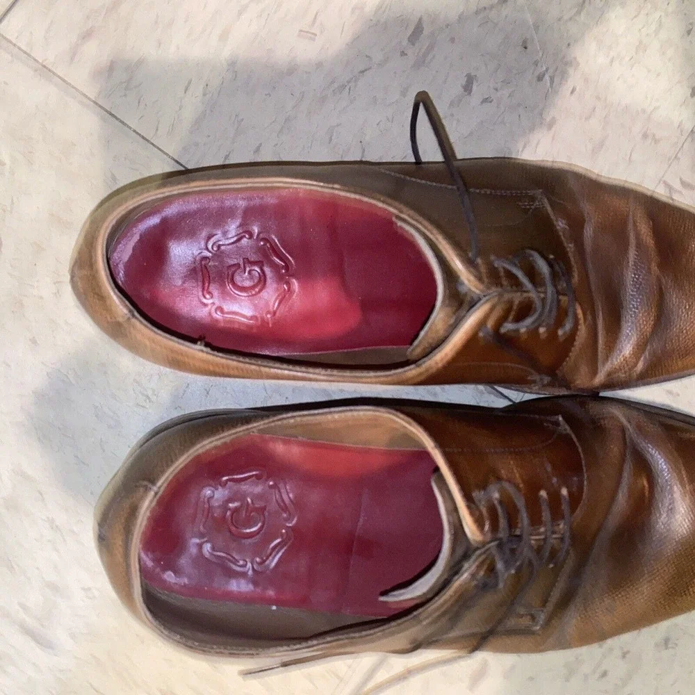 GRENSON Brown Leather Oxford Derby Dress Shoes 111367 Men’s‎ UK 11 US 12